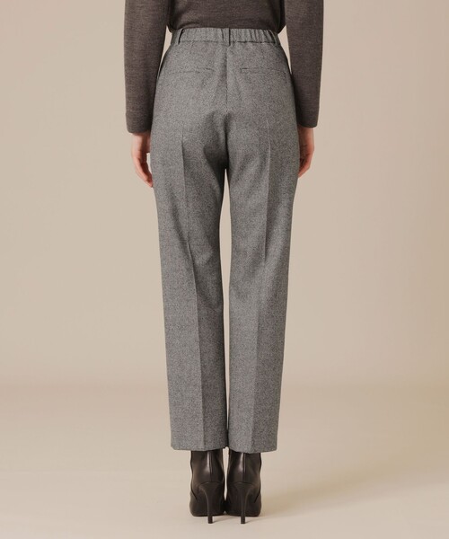 MACKINTOSH LONDON(マッキントッシュ ロンドン)の「【Precious12月号/婦人画報11月号掲載】ウールサキソニーパンツ(その他パンツ・レディース・ベージュ系その他/グリーン/グレー系その他2/ブラック・40/36/38)」の10枚目の写真