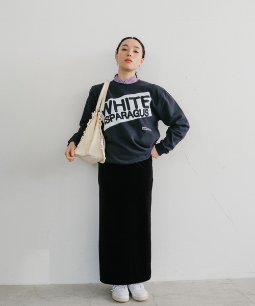 THEATRE PRODUCTS（シアタープロダクツ）の「コットンフリルトートバッグL（トートバッグ・レディース・アイボリー/ブラック・FREE）」の21枚目の写真