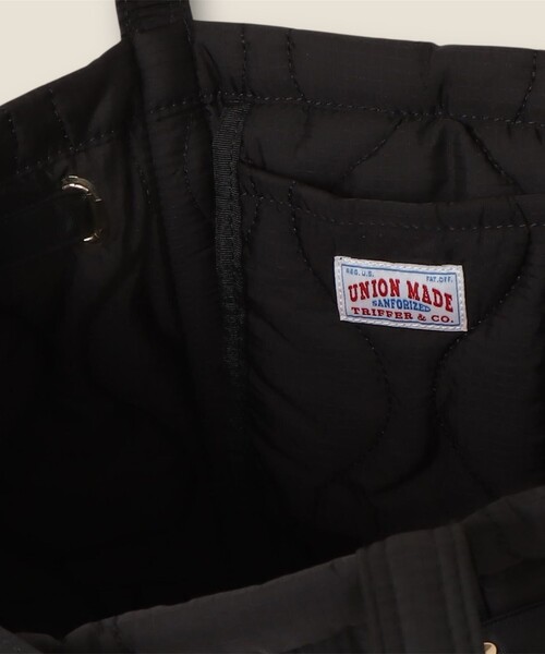 TRIFFER/トリファー】バックベルトキルトトートバッグ（トートバッグ