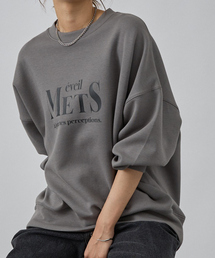 abahouse mavie | シルキーダンボールロゴプルオーバー(スウェット)