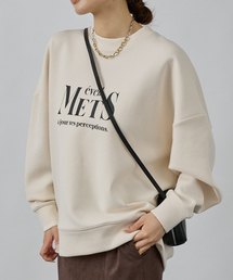 abahouse mavie | シルキーダンボールロゴプルオーバー(スウェット)