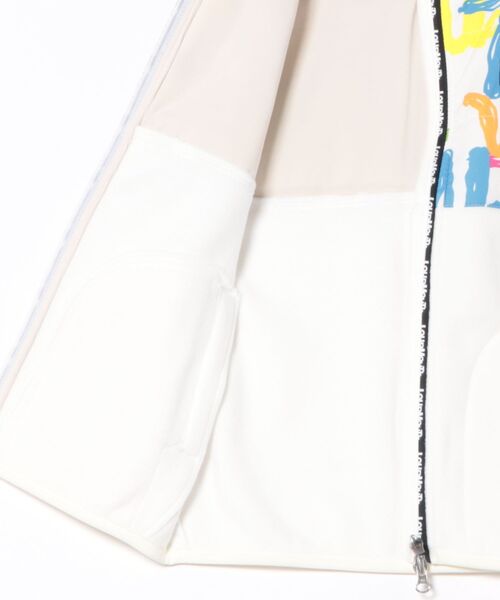 Loudmouth（ラウドマウス）の「LOUDMOUTH ラウドマウス ゴルフウェア 中綿入り ストレッチ 総柄 ハイネック フルジップ フリースベスト（ベスト・レディース・オレンジ系その他/ホワイト系その他・LL/L/M/S）」の18枚目の写真