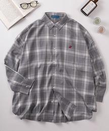 make a ray!（メイク ア レイ！）の「【71】【BEVERLY HILLS POLO CLUB/ビバリーヒルズポロクラブ】ワンポイント刺繍 ルーズシルエット チェックシャツ（シャツ/ブラウス）」