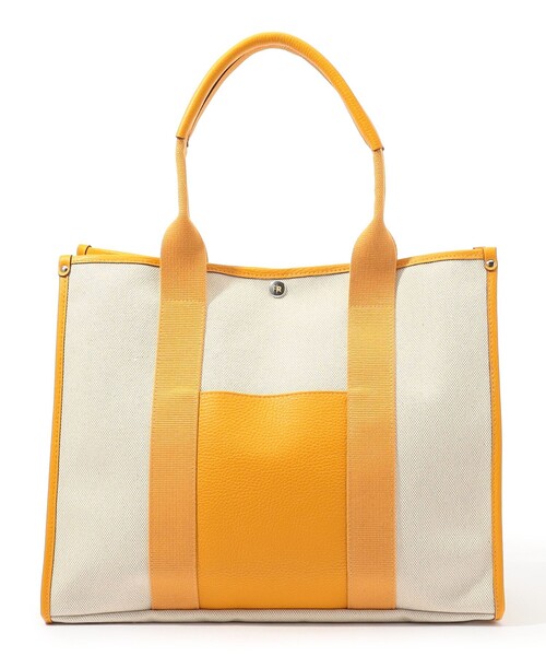 新品◇モンクレール × パームエンジェルス トートバッグ キャンバス レザー黄色 新品◇モンクレール × パームエンジェルス トートバッグ キャンバス