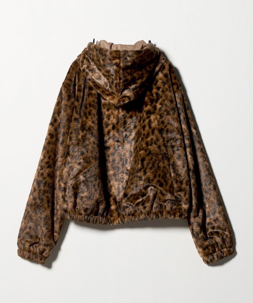 6(ROKU)＞フェイクファー レオパード ブルゾン（その他アウター）｜6