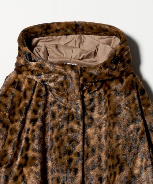 ロク　ビューティーアンドユース　フェイクファーブルゾン セール】＜6(ROKU)＞フェイクファー レオパード ブルゾン（その他