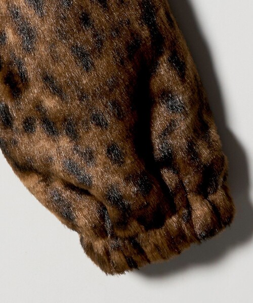 6(ROKU)＞フェイクファー レオパード ブルゾン（その他アウター）｜6