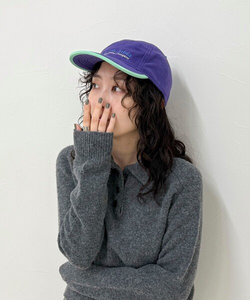 Columbia（コロンビア）の「【Columbia/コロンビア】 パラボリズムクリークフリースキャップ（キャップ・レディース・ライトブルー/ダークグリーン/パープル/レッド・FREE）」の4枚目の写真