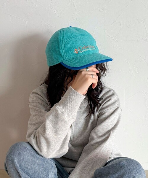 Columbia（コロンビア）の「【Columbia/コロンビア】 パラボリズムクリークフリースキャップ（キャップ・レディース・ライトブルー/ダークグリーン/パープル/レッド・FREE）」の3枚目の写真