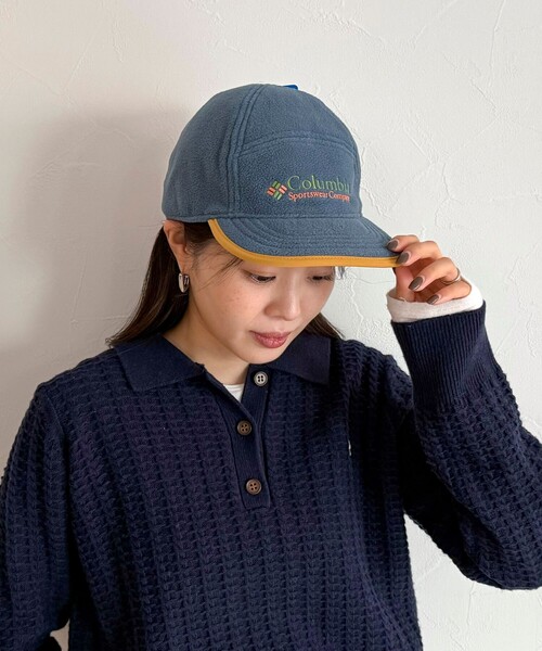 Columbia（コロンビア）の「【Columbia/コロンビア】 パラボリズムクリークフリースキャップ（キャップ・レディース・ライトブルー/ダークグリーン/パープル/レッド・FREE）」の2枚目の写真