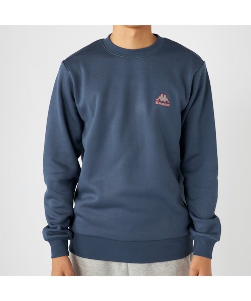Kappa（カッパ）の「Kappa カッパ スウェット 軽量 裏起毛 クルーネック トレーナー（スウェット・メンズ・ネイビー/ブラック/杢グレー・M/L/LL）」の8枚目の写真