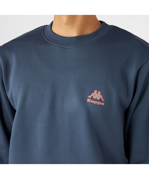 Kappa（カッパ）の「Kappa カッパ スウェット 軽量 裏起毛 クルーネック トレーナー（スウェット・メンズ・ネイビー/ブラック/杢グレー・M/L/LL）」の11枚目の写真