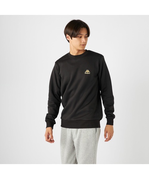 Kappa（カッパ）の「Kappa カッパ スウェット 軽量 裏起毛 クルーネック トレーナー（スウェット・メンズ・ネイビー/ブラック/杢グレー・M/L/LL）」の16枚目の写真