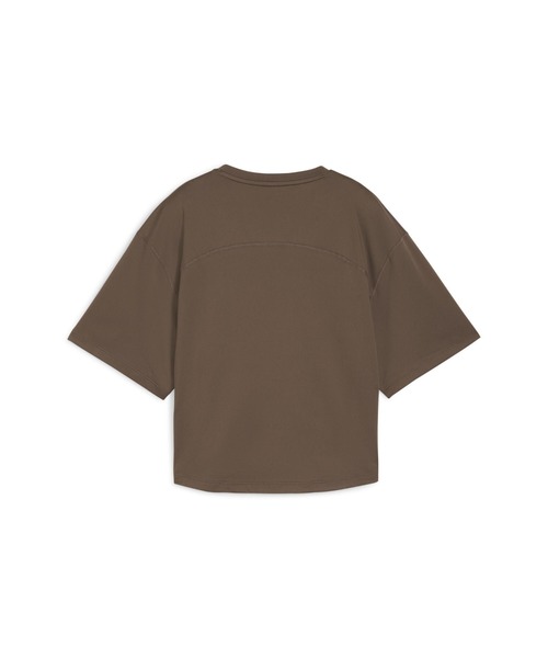 PUMA（プーマ）の「プーマ PUMA W CLOUDSPUN RELAXED Tシャツ（Tシャツ/カットソー・レディース・ブラック/ブラウン・S/M/L）」の3枚目の写真