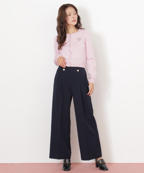 JILL by JILL STUART(ジルバイジルスチュアート)の「◇メタル釦ストレートイージーパンツ(その他パンツ・レディース・ピンク/ネイビー/グレー・MEDIUM/SMALL)」の20枚目の写真