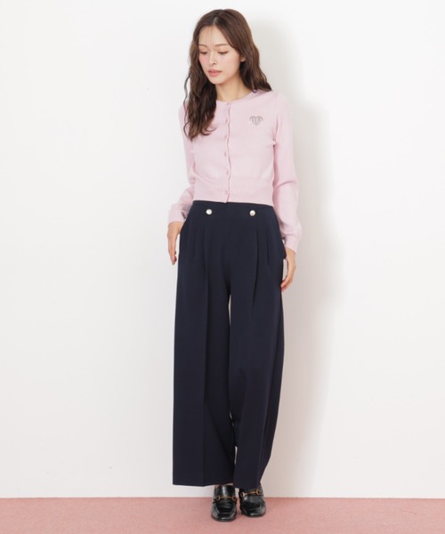 JILL by JILL STUART(ジルバイジルスチュアート)の「◇メタル釦ストレートイージーパンツ(その他パンツ・レディース・ピンク/ネイビー/グレー・MEDIUM/SMALL)」の22枚目の写真