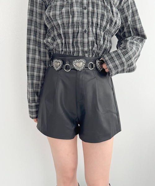 セール】レザーショートパンツ（その他パンツ）｜frunco（フランコ）の