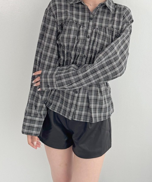 frunco(フランコ)の「レザーショートパンツ(その他パンツ・レディース・ブラック/ブラウン/ホワイト・MEDIUM)」の21枚目の写真