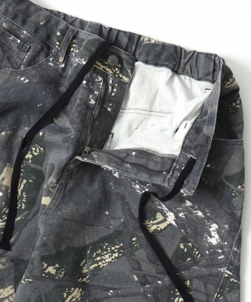Salong hameu(サロン ハミュー)の「レオパード・迷彩・ツリーカモフラ 総柄ペインターポケット カープパンツ/ワイドパンツ(その他パンツ・メンズ・ベージュ系その他/グリーン系その他/グリーン系その他2・S/L/M)」の6枚目の写真