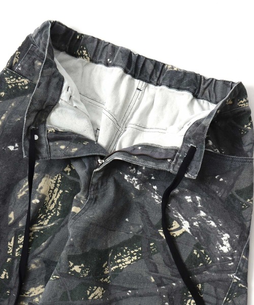 Salong hameu(サロン ハミュー)の「レオパード・迷彩・ツリーカモフラ 総柄ペインターポケット カープパンツ/ワイドパンツ(その他パンツ・メンズ・ベージュ系その他/グリーン系その他/グリーン系その他2・S/L/M)」の7枚目の写真