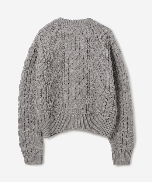 JAMES CHARLOTTE アランケーブルカーディガン James Charlotte Cable Knit Cardigan