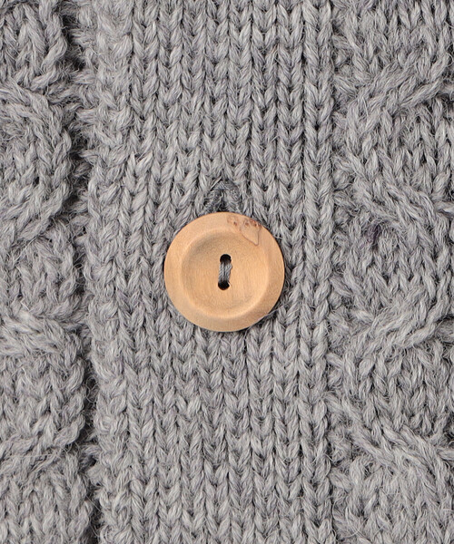 James Charlotte | ウール アランニットカーディガン WOMEN