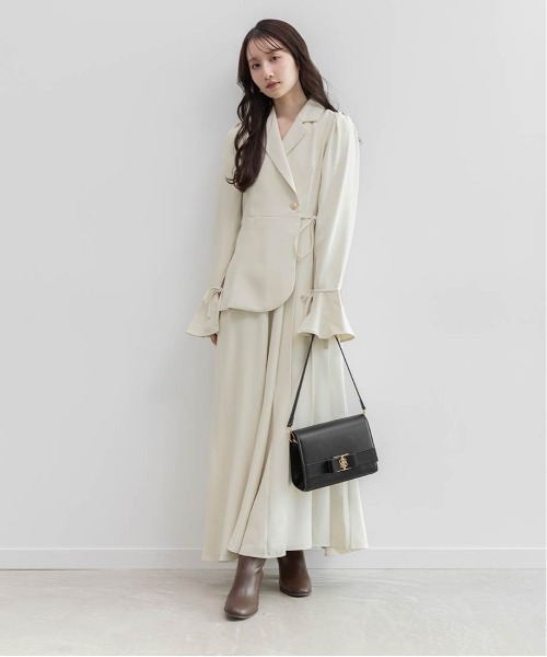 RANDA(ランダ)の「テーラードカラーワンピース(ワンピース・レディース・クリーム/チェック/ネイビー・1/0)」の22枚目の写真