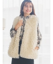 LUDIC PARK（ルディックパーク）の「プードルファーベスト（ベスト・レディース）」