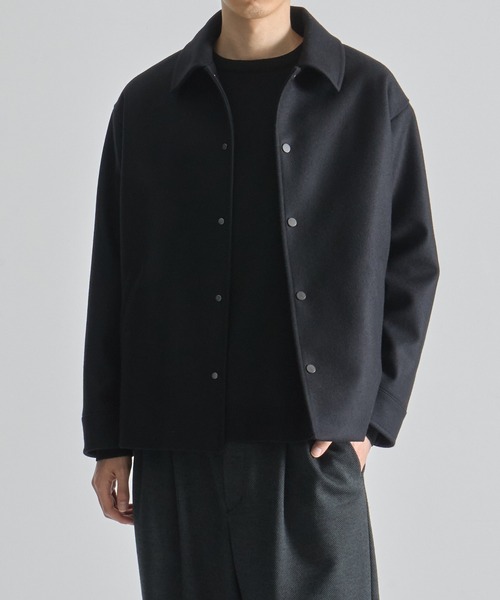 CITY TOKYO(シティトウキョウ)の「【CITY TOKYO/シティートーキョー】CITY ニット(ニット/セーター・メンズ・ブラック/オフホワイト/ダークブラウン/ダークグレー・1/2/3)」の7枚目の写真