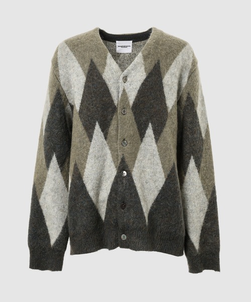 TAKAHIROMIYASHITATheSoloIst.(タカヒロミヤシタザソロイスト)の「kurt.cardigan II(カーディガン/ボレロ・メンズ・グリーン・46/48)」の1枚目の写真
