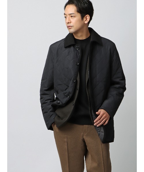 SUIT SQUARE（スーツスクエア）の「オフィアウター キルティングジャケット 撥水 透湿 防風 ポリエステル（その他アウター・メンズ・ブラック/ネイビー・S/LL/L/M/3L）」の2枚目の写真