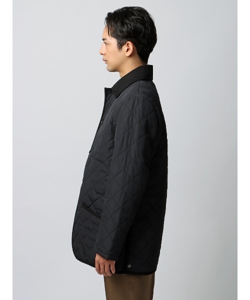 SUIT SQUARE（スーツスクエア）の「オフィアウター キルティングジャケット 撥水 透湿 防風 ポリエステル（その他アウター・メンズ・ブラック/ネイビー・S/LL/L/M/3L）」の6枚目の写真