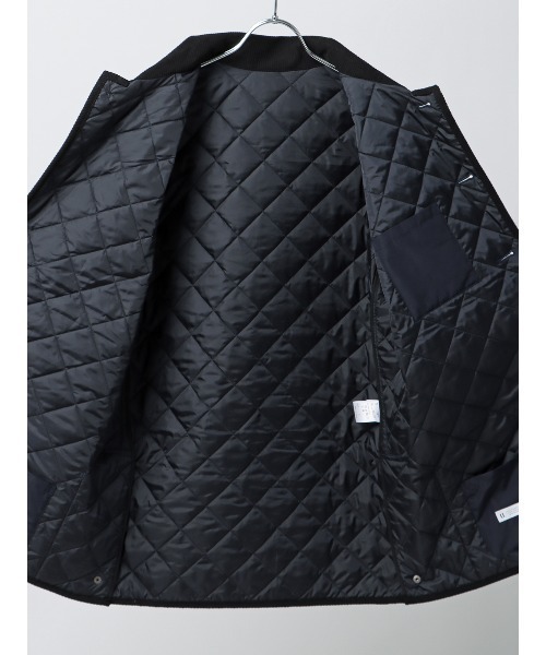 SUIT SQUARE（スーツスクエア）の「オフィアウター キルティングジャケット 撥水 透湿 防風 ポリエステル（その他アウター・メンズ・ブラック/ネイビー・S/LL/L/M/3L）」の17枚目の写真