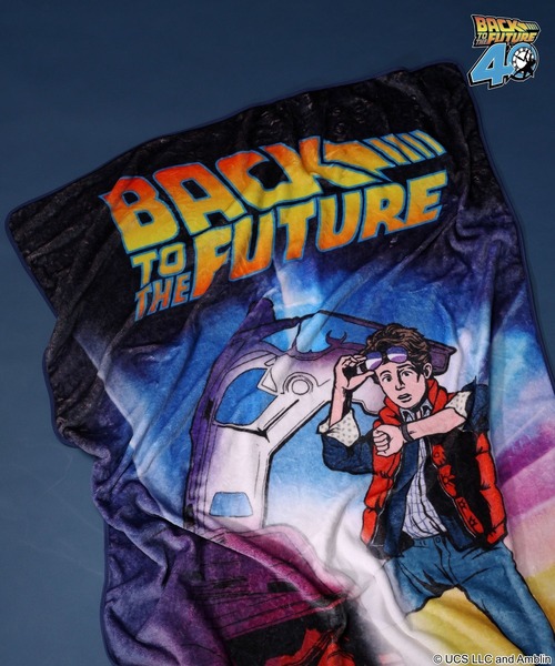 バック・トゥ・ザ・フューチャー】コラボ ブランケット/100cm×160cm