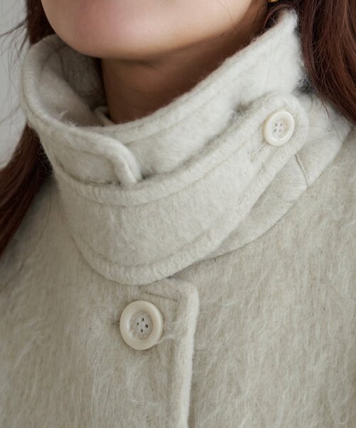 DISCOAT（ディスコート）の「【着こなしやすい】ステンカラーシャギー