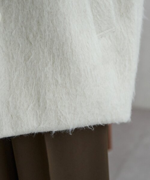 着こなしやすい】ステンカラーシャギーミドルコート（その他アウター