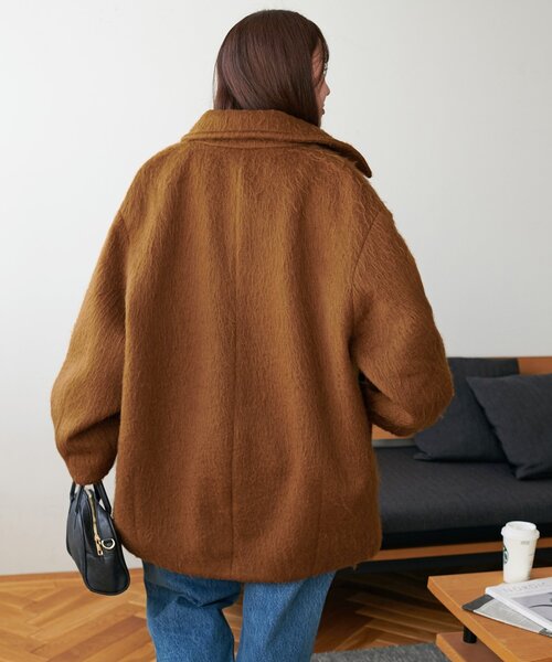 DISCOAT（ディスコート）の「【着こなしやすい】ステンカラーシャギー