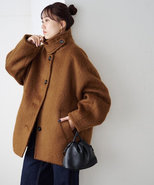 DISCOAT（ディスコート）の「【着こなしやすい】ステンカラーシャギー