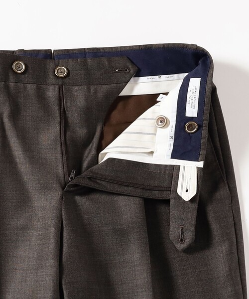 BEAMS F（ビームスエフ）の「【別注】PT TORINO / GENTLEMAN-F ウール シャークスキン 1プリーツ スラックス（その他パンツ・メンズ・グレー/チャコールグレー・46/48/50/44/52/42）」の12枚目の写真