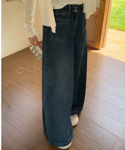 REBALANCE（リバランス）の「レイジーデニムパンツ（デニムパンツ・レディース・A・MEDIUM/LARGE/X-LARGE）」の5枚目の写真
