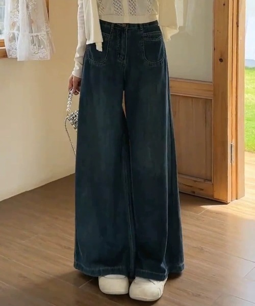 REBALANCE（リバランス）の「レイジーデニムパンツ（デニムパンツ・レディース・A・MEDIUM/LARGE/X-LARGE）」の6枚目の写真