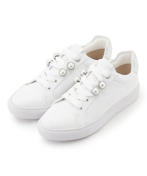 TOCCA(トッカ)の「PEARL POINT RAIN SNEAKERS スニーカー(スニーカー・レディース・ブラック系/アイボリー系・35/39/38/37/36)」の4枚目の写真