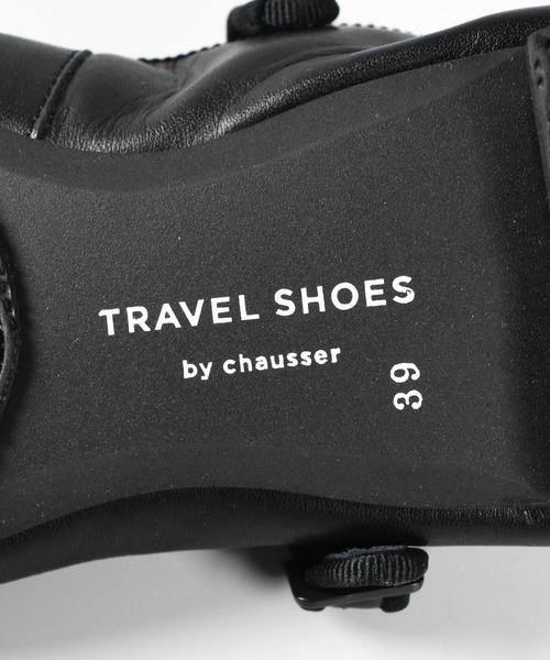 chausser(ショセ)の「【KS】【TRAVEL SHOES by chausser/トラベルシューズバイショセ】ワンストラップ シューズ(ローファー・レディース・シルバー/ブラック・36/37/38/39)」の19枚目の写真