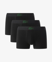 LACOSTE(ラコステ)のワニロゴジャカード3パックストレッチコットントランクショーツセット(ボクサーパンツ)
