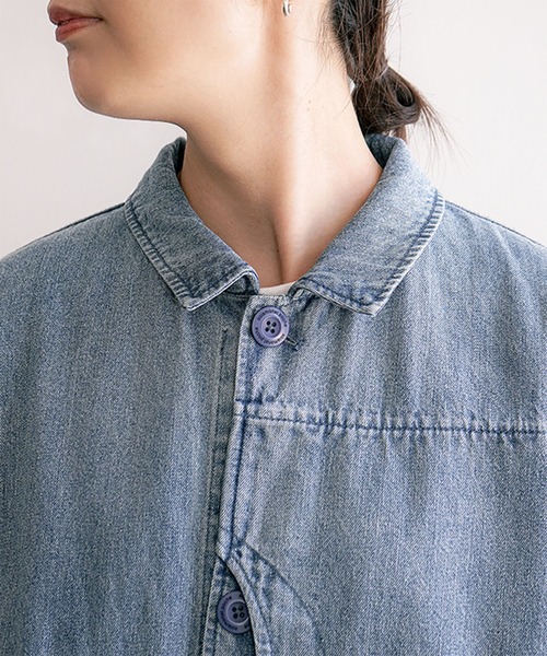 9OZデニムハンティングジャケット（デニムジャケット）｜solamonat