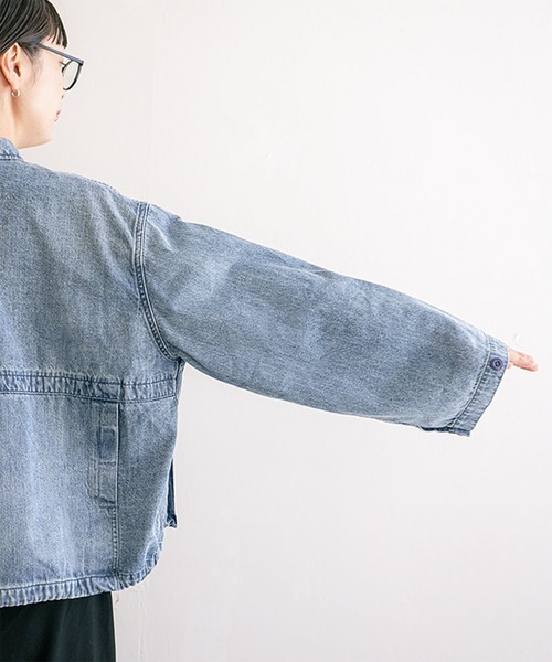 9OZデニムハンティングジャケット（デニムジャケット）｜solamonat