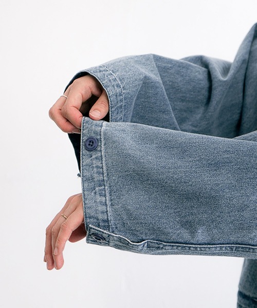 9OZデニムハンティングジャケット（デニムジャケット）｜solamonat