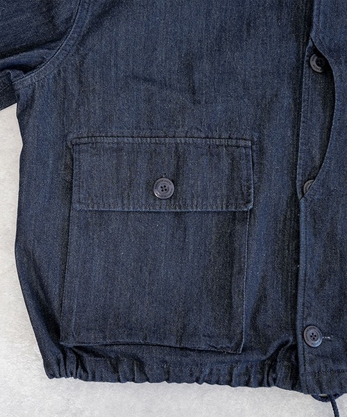 9OZデニムハンティングジャケット（デニムジャケット）｜solamonat