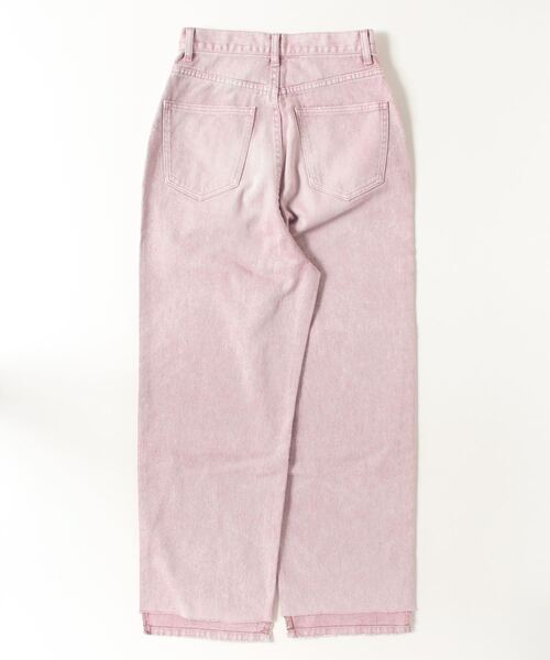 YENN（イエン）HIGH RISE TUCK WIDE PANTS / PINK 【公式通販】