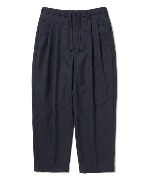 T/W Saxony 2 Tuck Wide Easy Trousers(スラックス)|COOTIE T/W Saxony 2 Tuck Wide Easy Trousers(スラックス)|COOTIE